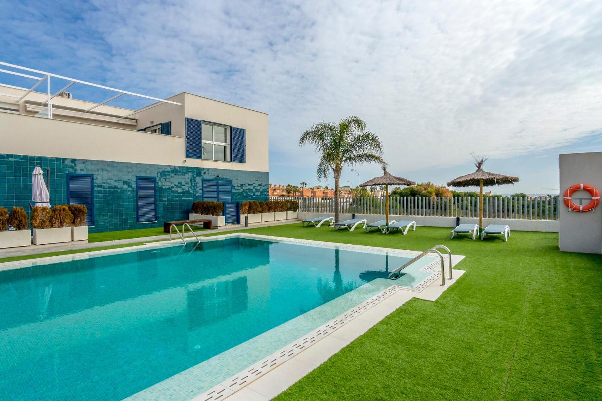 Turquesa Del Mar - Sun & Beach & Golf & Bike - Large Terrace Ground-Floor Spanish Apartment Dehesa de Campoamor  Eksteriør billede