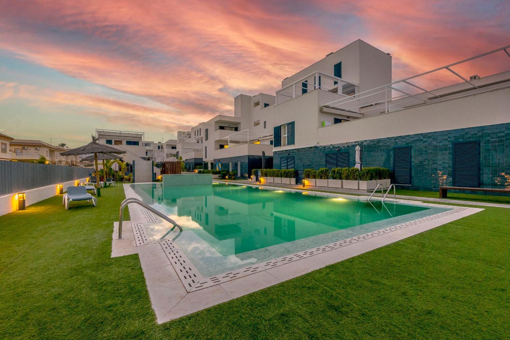 Turquesa Del Mar - Sun & Beach & Golf & Bike - Large Terrace Ground-Floor Spanish Apartment Dehesa de Campoamor  Eksteriør billede