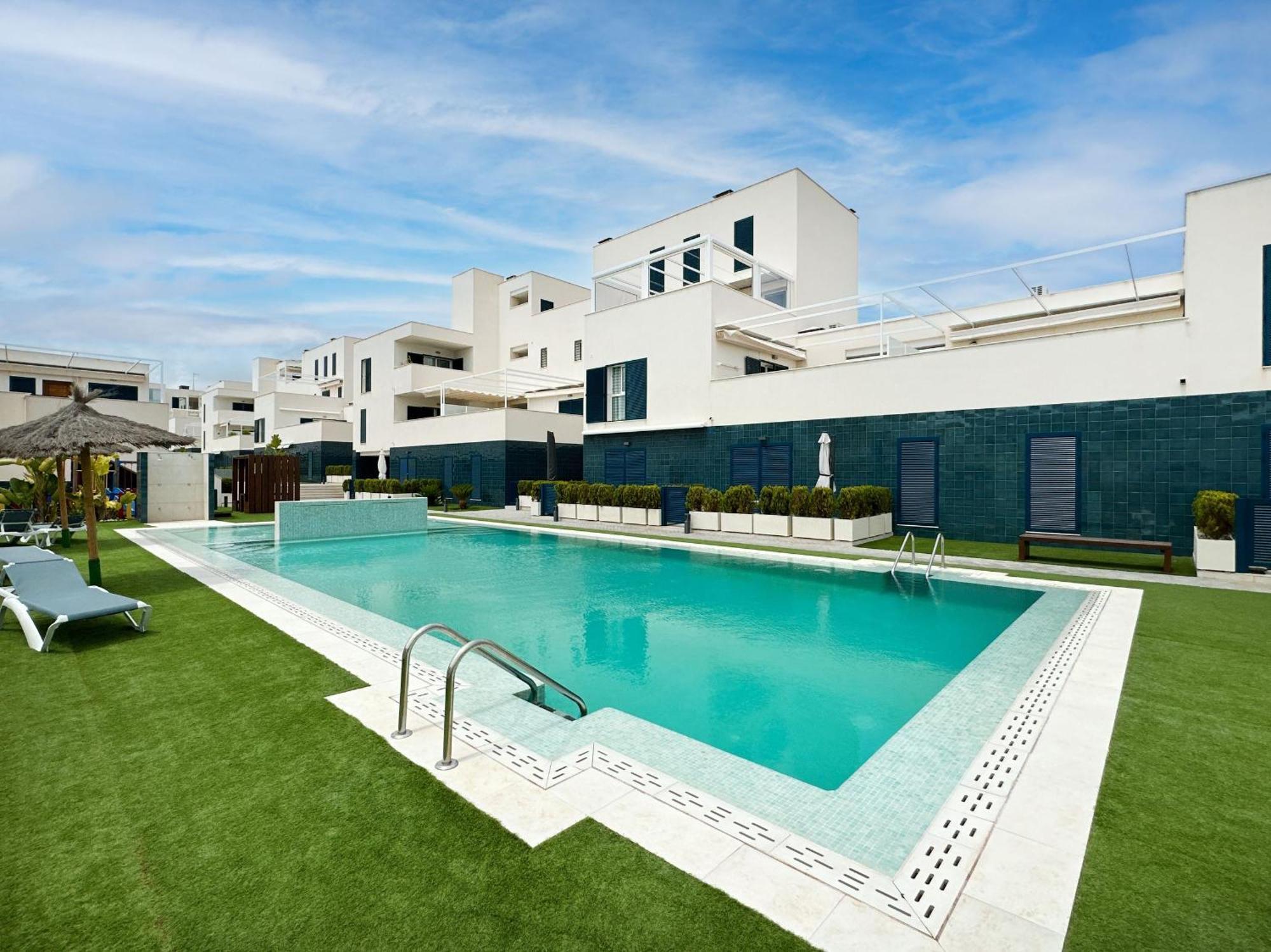 Turquesa Del Mar - Sun & Beach & Golf & Bike - Large Terrace Ground-Floor Spanish Apartment Dehesa de Campoamor  Eksteriør billede